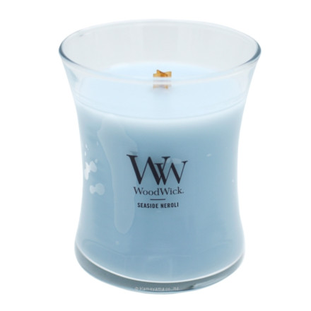 【正規品】カメヤマキャンドル WoodWick WW ジャーM シーサイドネロリ アロマキャンドル W9010588
