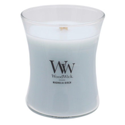 【正規品】カメヤマキャンドル WoodWick WW ジャーM マグノリアバーチ アロマキャンドル W90105109