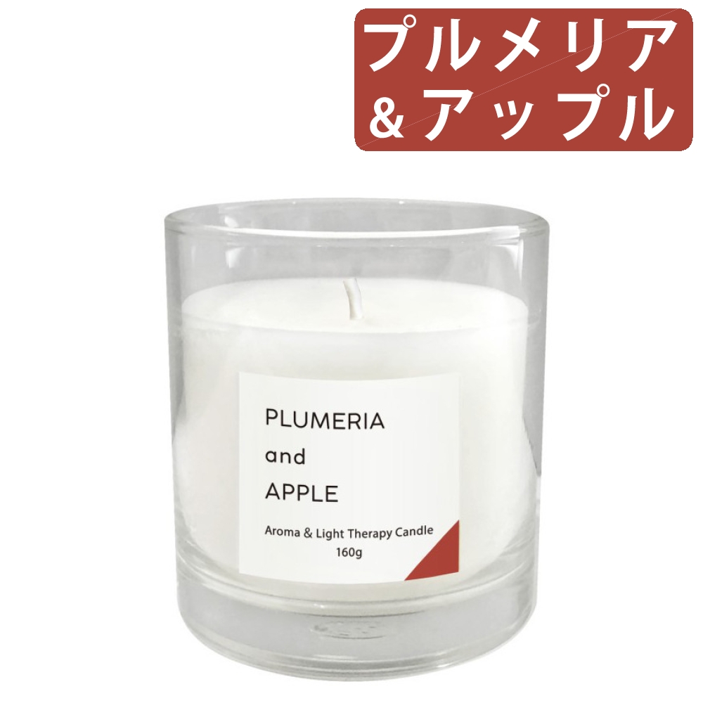 カメヤマキャンドル アロマキャンドル 香るキャンドルL プルメリア＆アップル BA4790550