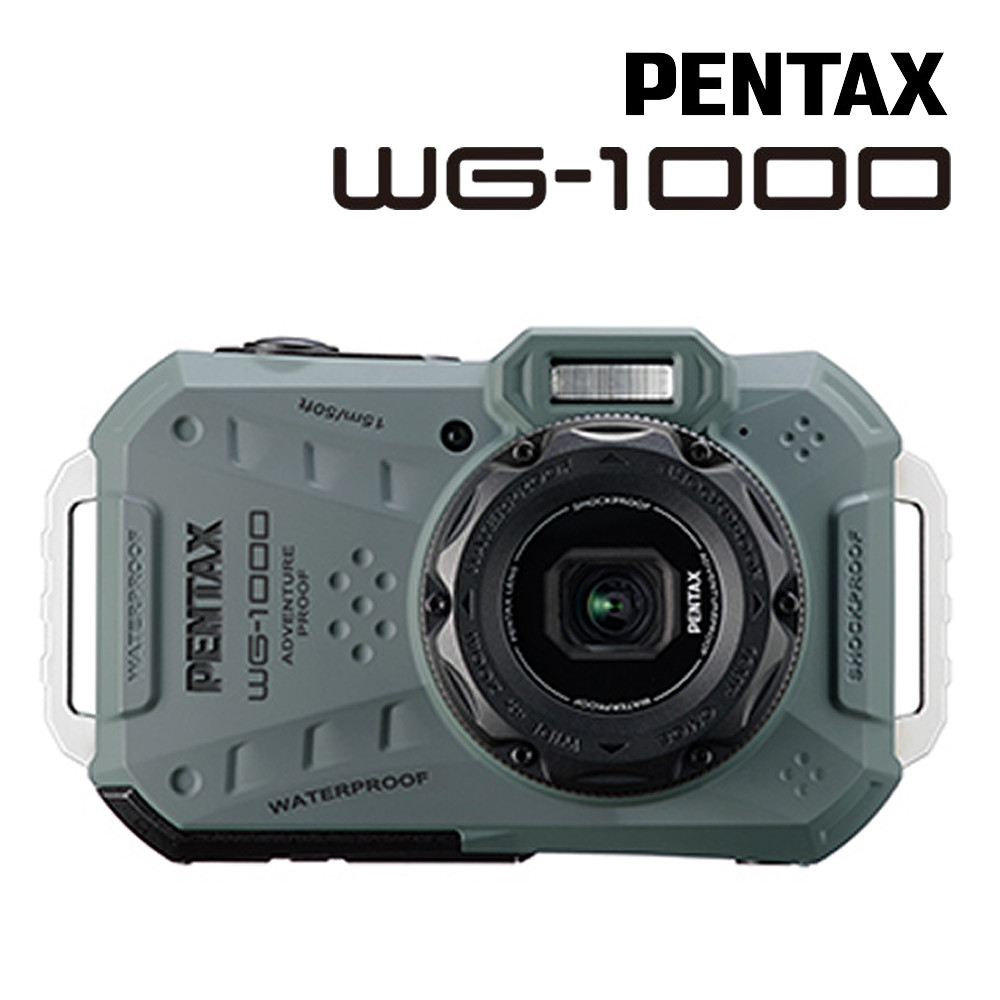 ペンタックス PENTAX デジタルカメラ WG-1000 オリーブ
