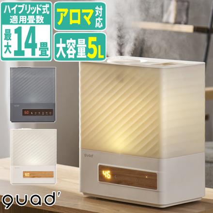 QUADS ハイブリッド式 加湿器 エルモイストプラス QS541IV アイボリー