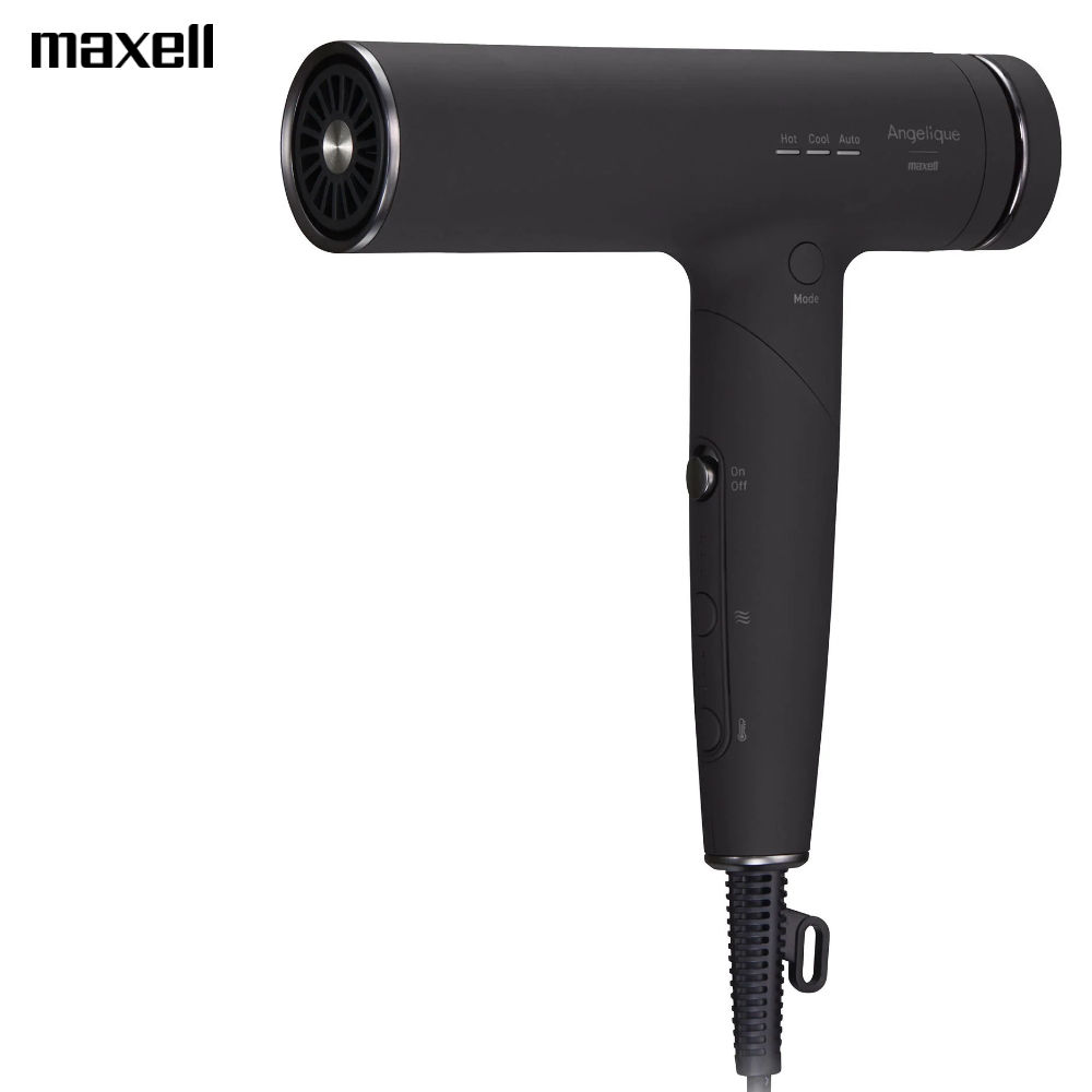 マクセル プラズマイオンヘアドライヤー Angelique アンジェリーク MXDR-800A-BK ブラック
