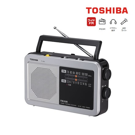 【ホームラジオ】東芝 ホームラジオ モノラルスピーカー TY-HR4(S)