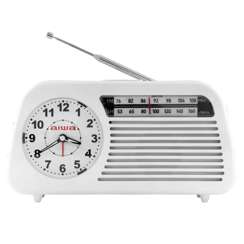 アイワ 防災ラジオ 時計ラジオ Clock Radio GAA5-CLR0001 電池式 災害対策 非常用 aiwa