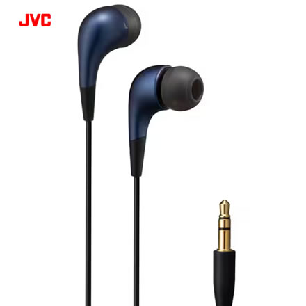 JVC インナーイヤーヘッドホン HA-FX6-A ブルー プラグφ3.5mm（メール便）