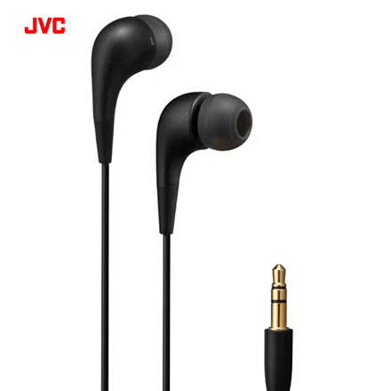 JVC インナーイヤーヘッドホン HA-FX6-B ブラック プラグφ3.5mm（メール便）