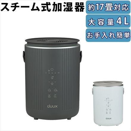 duux スチーム式加湿器 Dawn DXHU40JP(GY) グレー