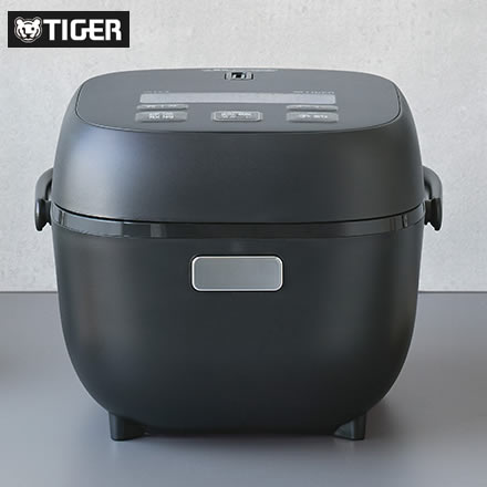 タイガー マイコンジャー炊飯器 3合 JBS-G055 マッドブラック