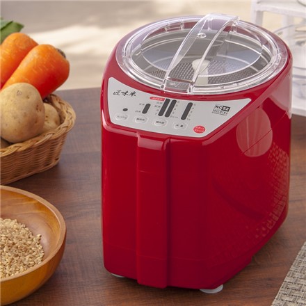 山本電気 精米機 ライスクリーナー 匠味米 MB-RC52R レッド