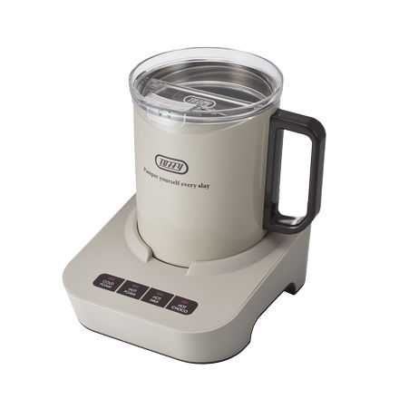 ラドンナ Toffy ミルクフォーマーマグ グレージュ K-MF1-GE