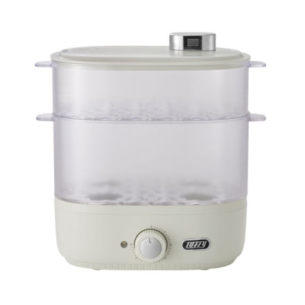 Toffy コンパクトフードスチーマー アッシュホワイト K-FS1-AW