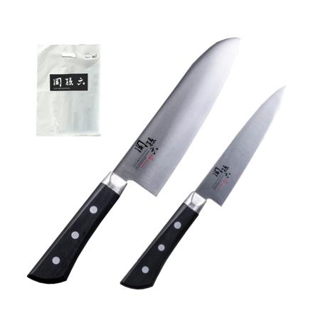 貝印 KAI 関孫六 せきまごろく ほのか 2本セット 三徳包丁 165mm＆ペティナイフ 120mm