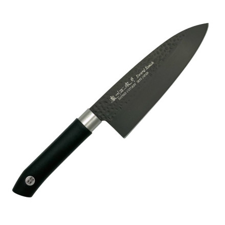 佐竹産業 濃州正宗作 黒打和包丁 Sword Smith(R) 出刃包丁 160mm