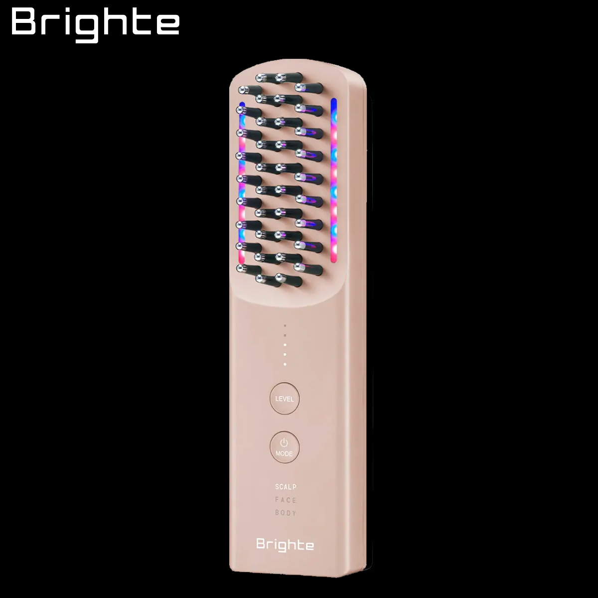 【正規品】 Brighte ブライト ブラシ型美顔器 エレキブラシプラス BRT-FSB180PK ピンク 美容機器