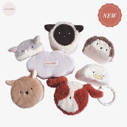 あまのっぽ もちふわブロック　ふわふわ プラス 森の新しいおともだち