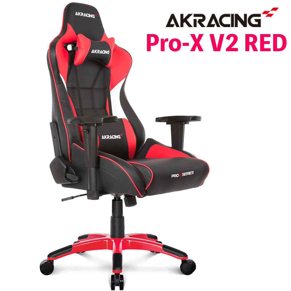 AKRACING AKレーシング Pro-X V2 Gaming Chair ゲーミングチェア Red　AKR-PRO-X/RED/V2