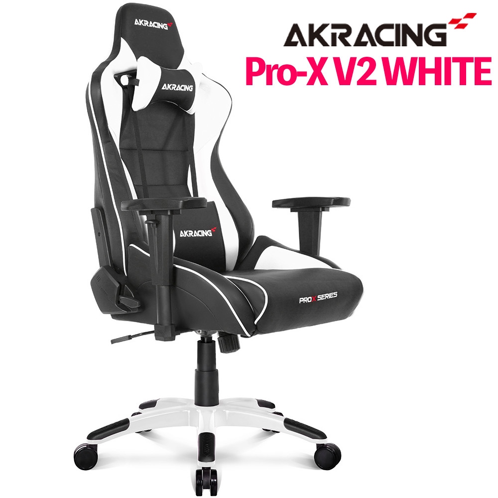 AKRACING AKレーシング Pro-X V2 Gaming Chair ゲーミングチェア White　AKR-PRO-X/WHITE/V2