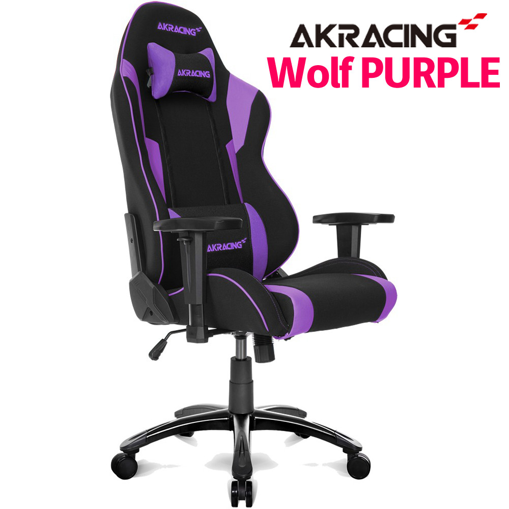 AKRACING AKレーシング Wolf Gaming Chair ゲーミングチェア Purple AKR-WOLF-PURPLE