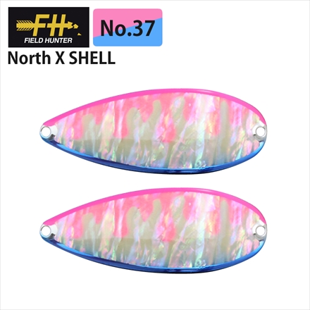 フィールドハンター ノース エックス シェル No.37 S.コーチピンク/ブルー 2個セット