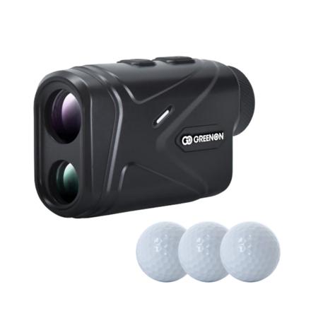 グリーンオン ゴルフ距離計 レーザーキャディー GL04 LASER CADDIE & ゴルフボール セット