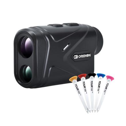 グリーンオン ゴルフ距離計 レーザーキャディー GL04 LASER CADDIE & & ツアーティー T-495 オリジナル 80mm 5本入り セット