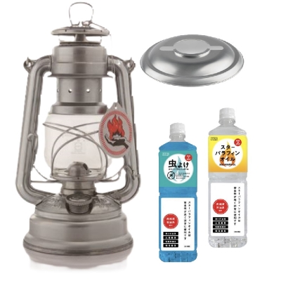 フュアーハンド ランタン 276 ジンク & リフレクター ＆ スターパラフィンオイル 1L ＆ 虫よけハーブ 1L セット