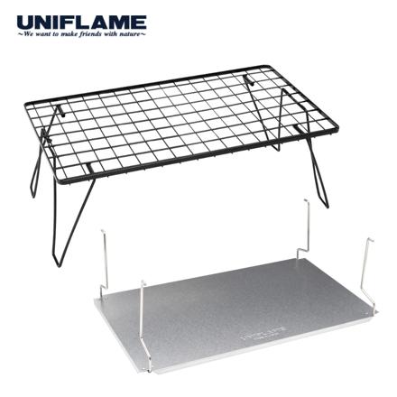 ユニフレーム フィールドラック ブラック 611616 システムラック付き