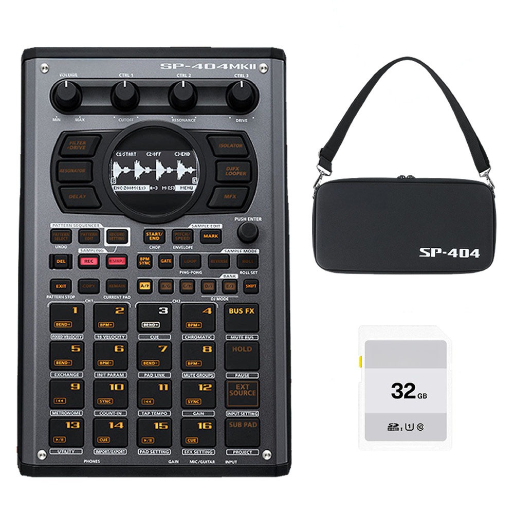 Roland ローランド SP-404MK2 専用キャリング・ケース SDHCカード 32GBセット