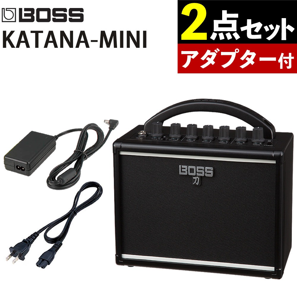 BOSS KATANA-MINI ポータブル・ギターアンプ ローランド PSB-100 アダプター セット