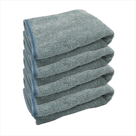 ココチエナ cocochiena2 バスタオル ブルー ４枚 CE18021（483580）B