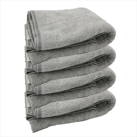 ココチエナ cocochiena2 バスタオル グレー ４枚 CE18021（483580）GY