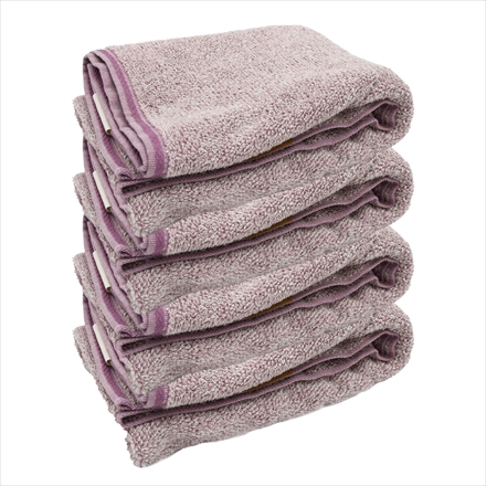 ココチエナ cocochiena2 バスタオル ピンク ４枚 CE18021（483580）P