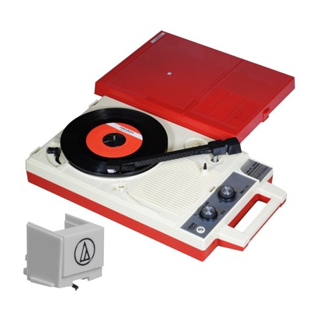 アナバス ポータブルレコードプレーヤー フリースタイル GP-N3R ＆ レコード替針