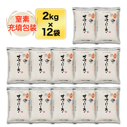 白米 山形県庄内産 ササニシキ 24kg 2kg×12袋 特別栽培米 令和7年産