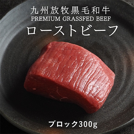 Dr.Beef 純日本産 グラスフェッドビーフ 黒毛和牛 ローストビーフ用 ブロック 300g