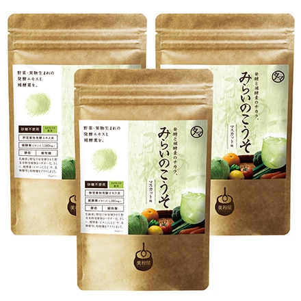 タマチャンショップ みらいのこうそマスカット味 100g×3袋