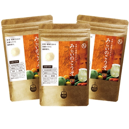 タマチャンショップ みらいのこうそ レモン味 100g×3袋