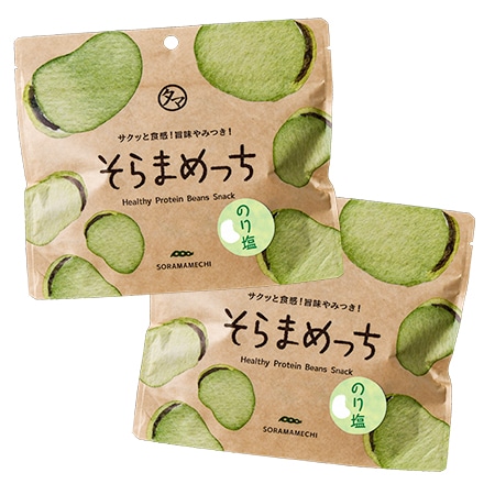 タマチャンショップ そらまめっち のり塩 80g×2袋