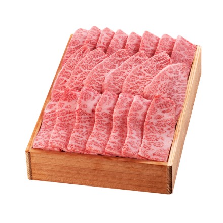 松阪牛 焼肉用 肩 モモ 木箱入 贈答用 600g