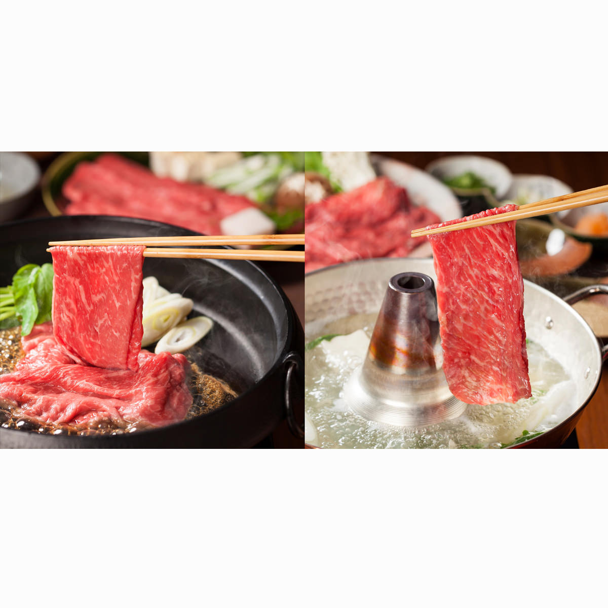 日本三大和牛 すき焼き しゃぶしゃぶ用 神戸牛 松阪牛 米沢牛 〔3種モモ肉×各140g〕 牛肉セット