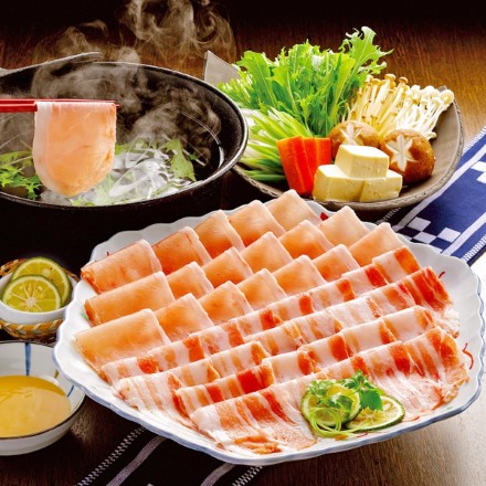 宮崎県産 おいも豚しゃぶしゃぶ肉 〔ロース肉200g・ばら肉200g〕