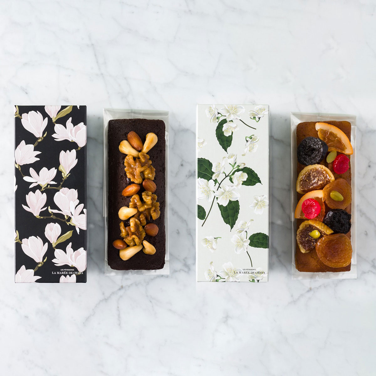 パウンドケーキ 2本セット 〔フルーツケーキ約220g・チョコレートケーキ約200g〕 洋菓子 神奈川 ラ・マーレ・ド・チャヤ 葉山本店