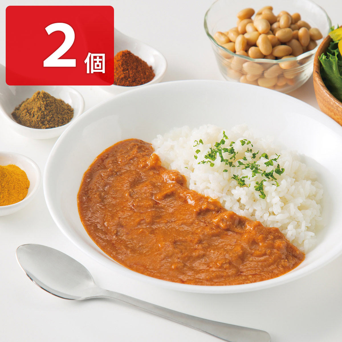 大豆ミート キーマカレー 〔170g×2〕 惣菜