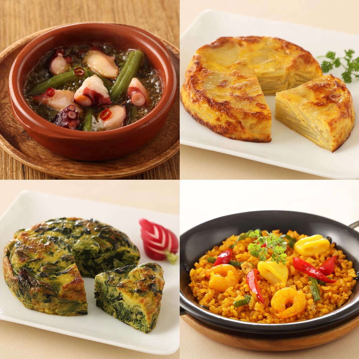 モン・テルセーロ パエージャ トルティージャ 4種セット 〔ミックスパエージャ、ジャガイモのトルティージャ ほか全4種〕 パエリア 惣菜