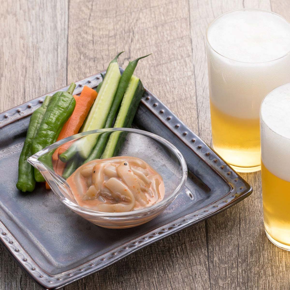 減塩 プレミアムいか塩辛 食べくらべセット 〔ホワイト・グリーン・ブラック各90g〕 珍味イカ 塩辛
