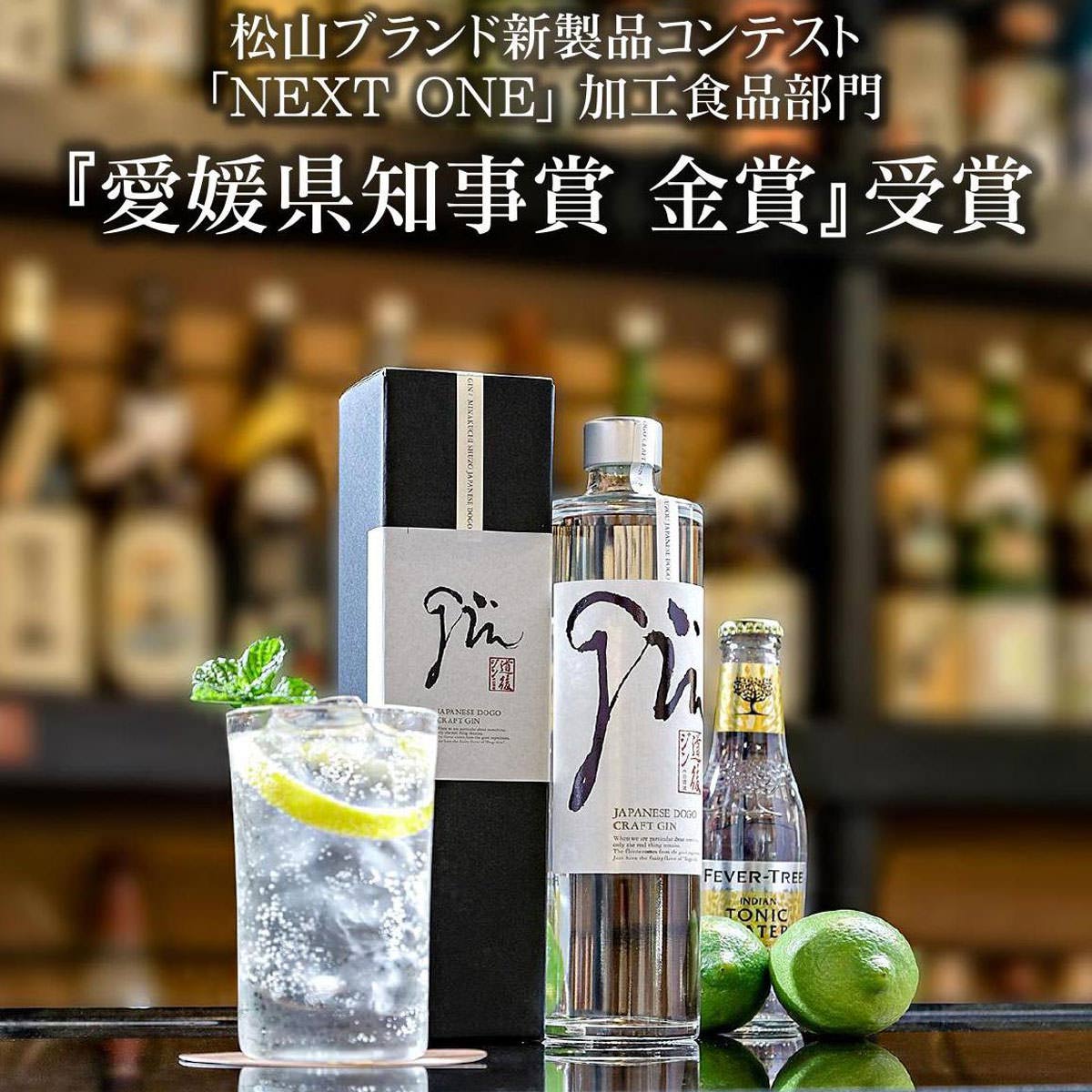 道後ジン 2本 〔200ml×2〕 ジン お酒 愛媛 水口酒造