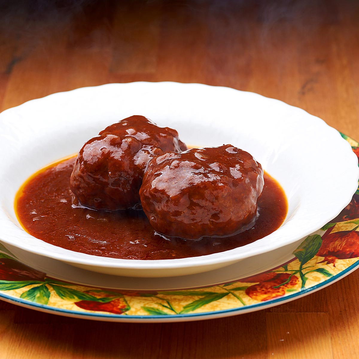 レストラン ノワ・ド・ココ 清水シェフ監修 黒毛和牛入煮込みハンバーグ 〔280g(固形量90g×2、ソース100g)×4〕 惣菜【北海道・沖縄・離島 お届け不可】