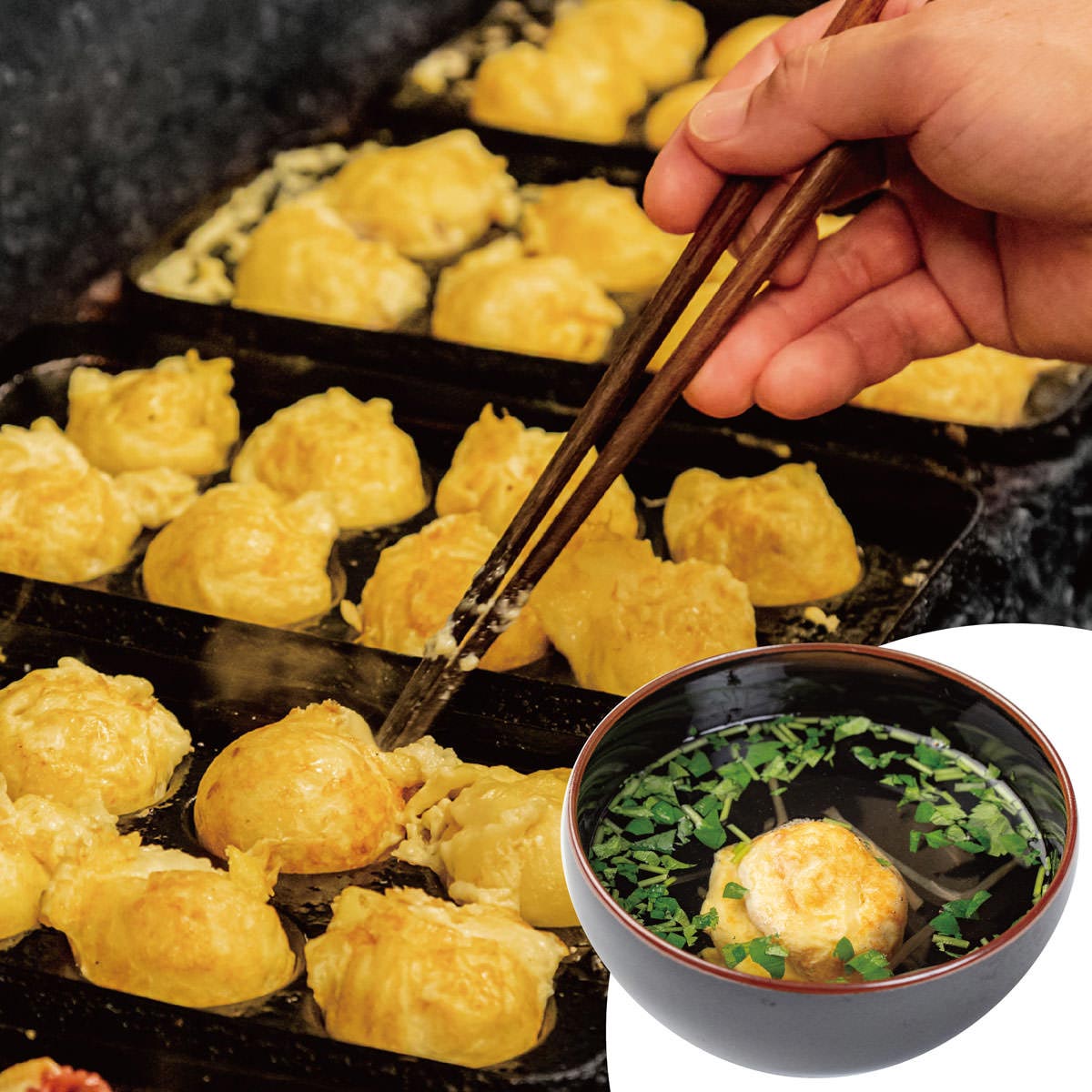 大阪あべのたこつぼ 明石焼 鰹とこんぶ 〔(明石焼120g(4個)、出汁200g)×4〕 粉もの 明石焼き【北海道・沖縄県・離島 配送不可】