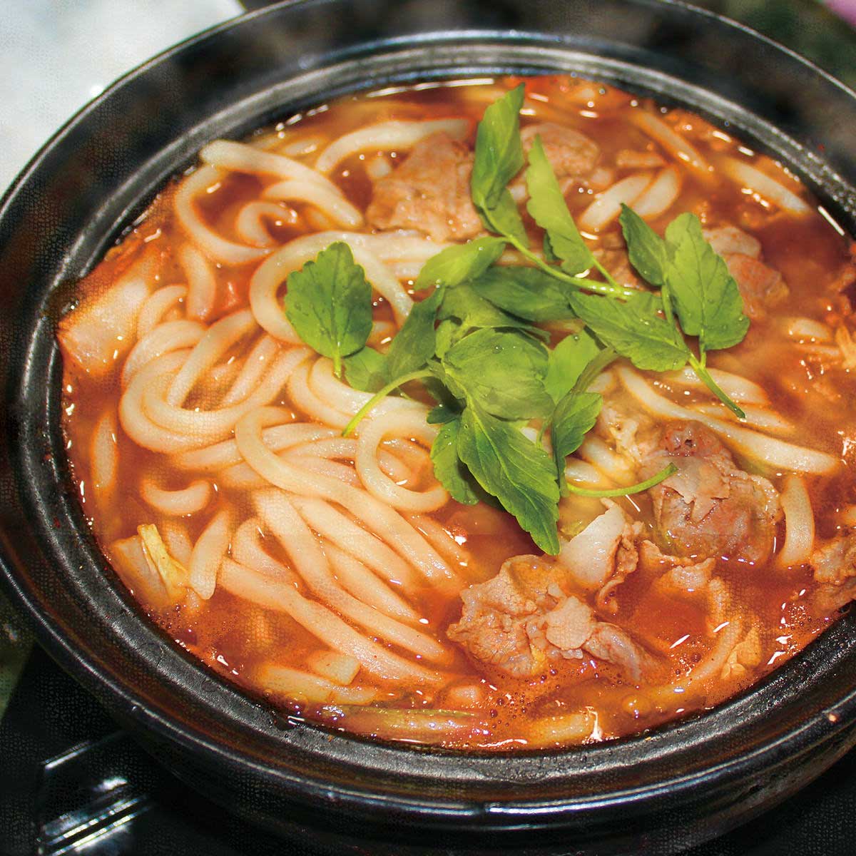 讃岐キムチうどん 〔めん180g×4、添付調味料12g×4〕 うどん