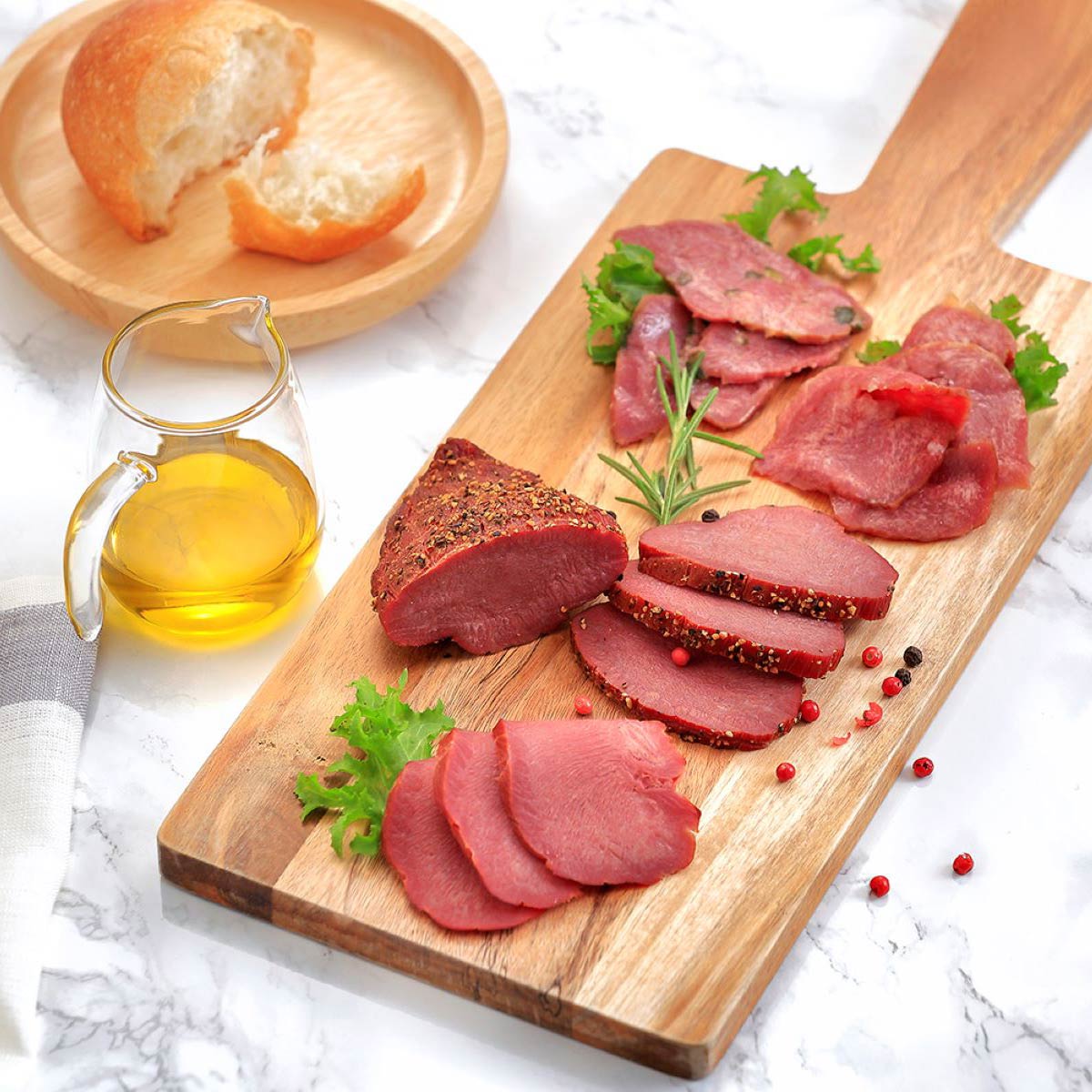 牛たん スモークたん 〔プレーン・ペッパー 各150g×2〕 牛ホルモン